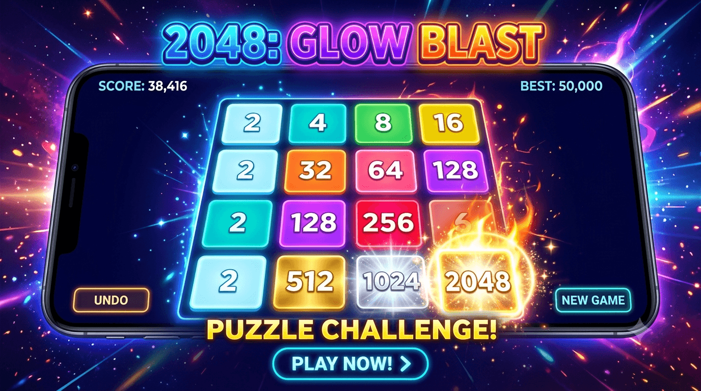 2048 Glow Blast